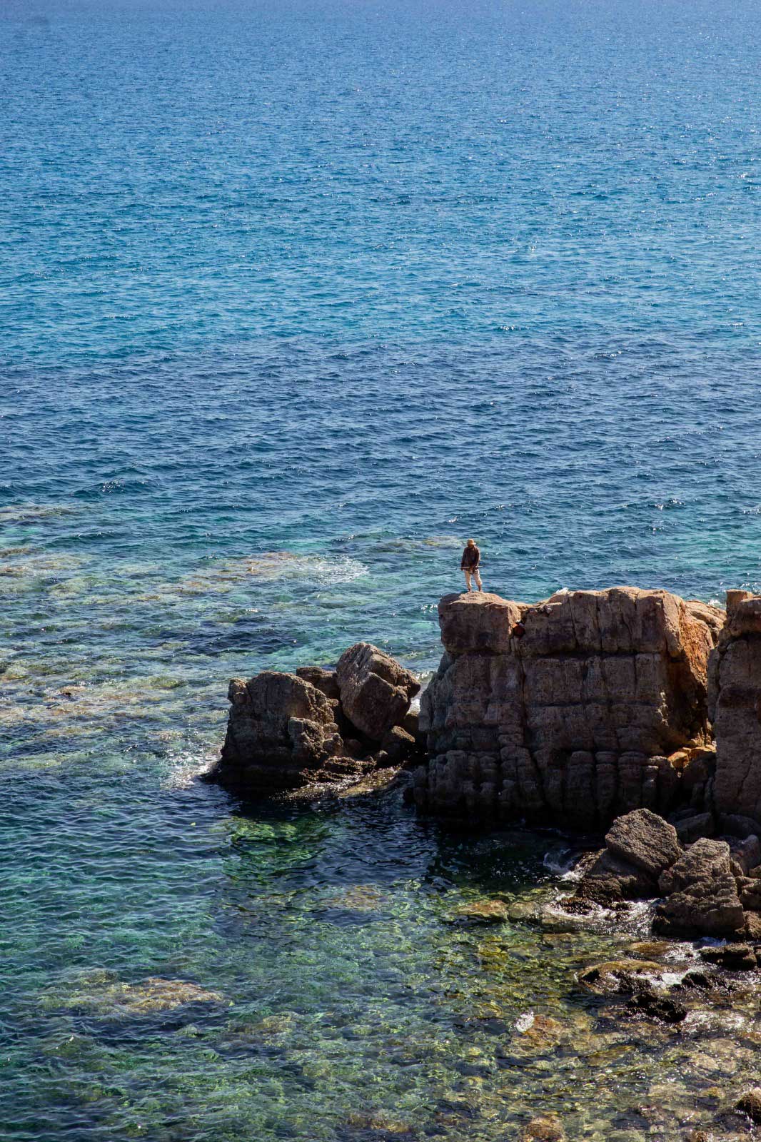 Plage de sable à El Mteris, El Haouaria, Cap Bon, hors saison, calme et nature